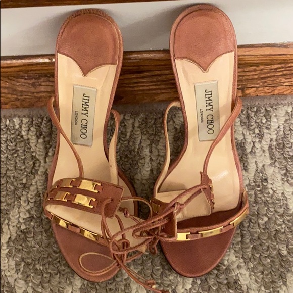 Jimmy Choo Ankle Wrap Heels - Picture 4 of 5